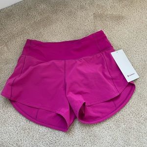 Lululemon Speed Up MR Short Lined 4” Lined NWT 💕
